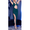 Chilirose Robe longue Kinga - Emeraude